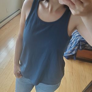 Champion mesh open back workout tank top